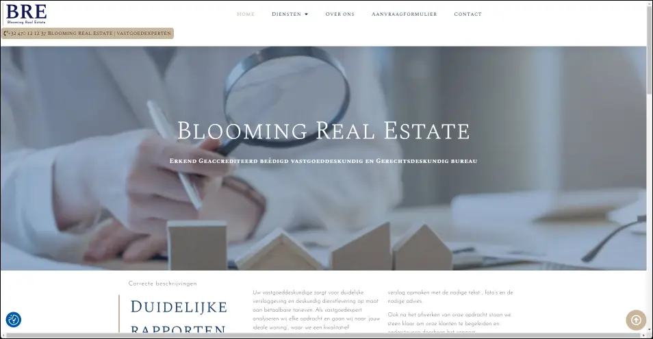 Website Blooming Real estate