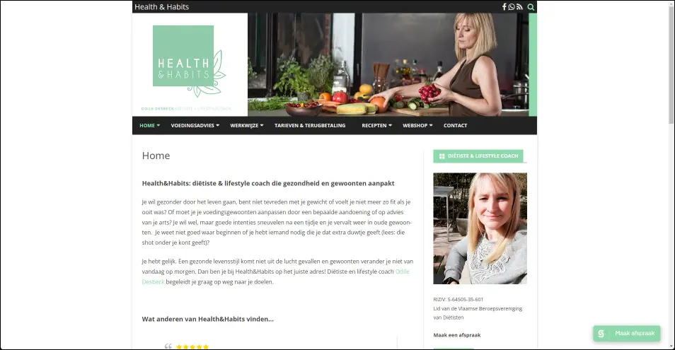 Website Health and Habits